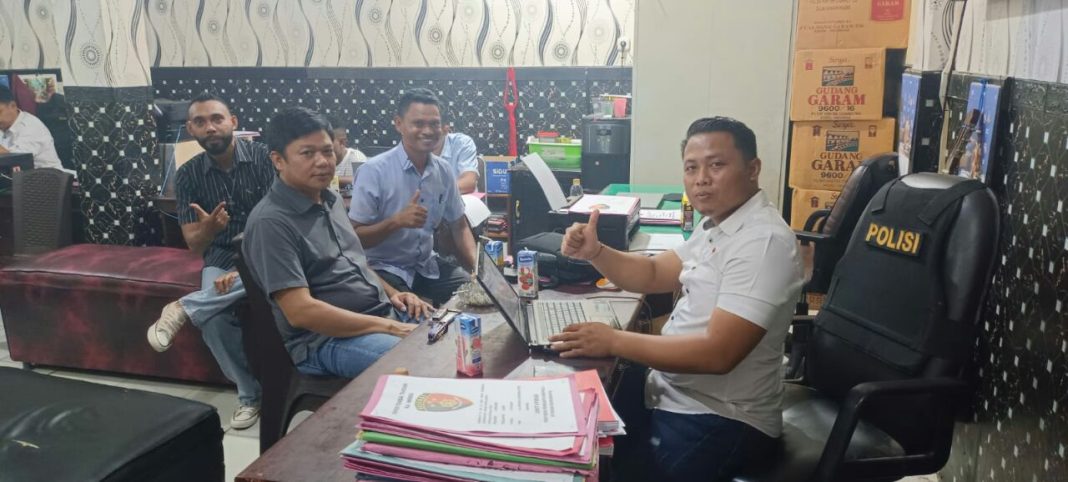 Tim Divisi Hukum (DivHum) Teopong News Telah Melapor Ke Polres Kota Sorong