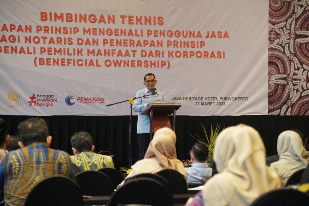 Yuspahruddin Minta Notaris Terapkan Prinsip Kenali Pengguna Jasa dan Pemilik Manfaat