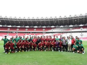 Presiden Jokowi Temui Pemain Timnas U-20 di Stadion Utama GBK