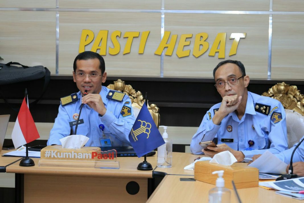 Tekankan Akuntabilitas, Kemenkumham Jatim Gelar Evaluasi Capaian Kinerja Triwulan I