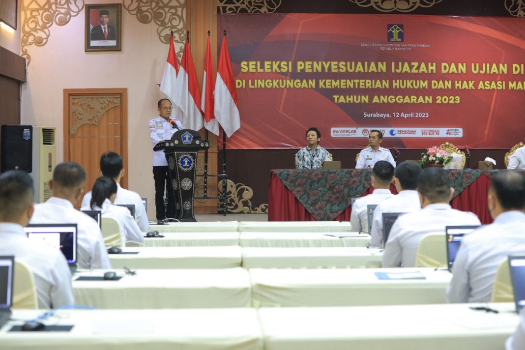 Kemenkumham Jatim Pertimbangkan Integritas dan Moralitas dalam Pengembangan Karir Pegawai