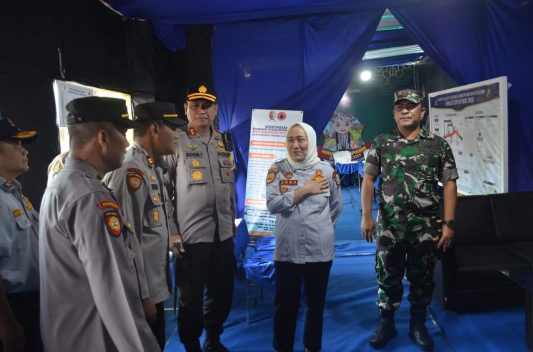 Peninjauan Pos Pengamanan dan Pelayanan Idul Fitri 1444 H /2023 Oleh Forkopimda Bojonegoro
