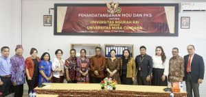 Kunjungi Universitas Ngurah Rai, Pimpinan Undana Teken MoU dan PKS