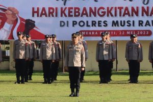 Polres Musi Rawas Beserta jajarannya Melaksanakan Upacara Hari Kebangkitan Nasional
