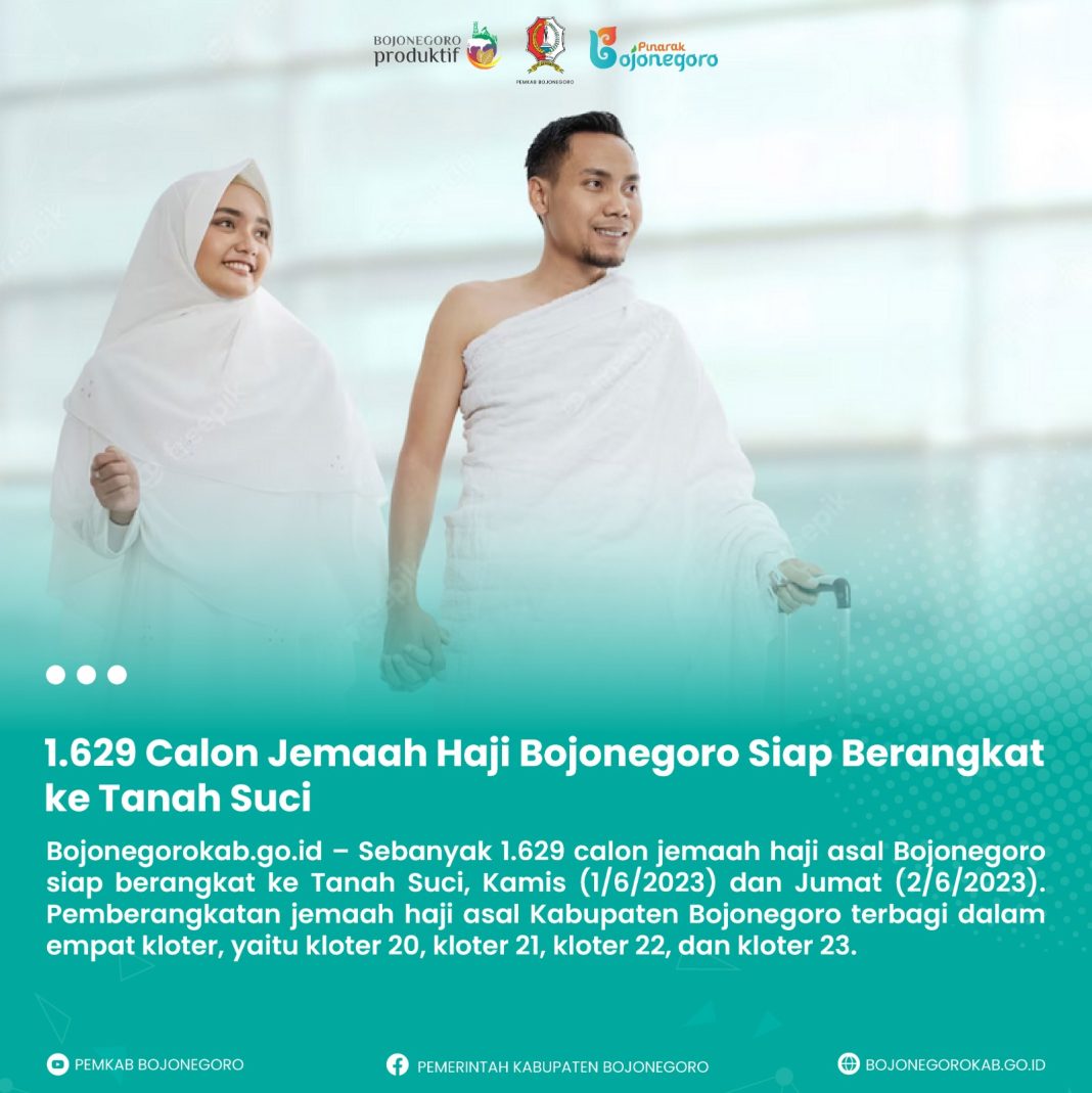 1.629 Calon Jemaah Haji Bojonegoro Siap Berangkat ke Tanah Suci