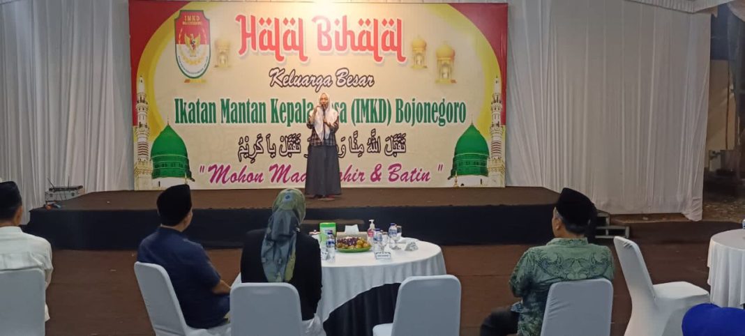 Ikatan Mantan Kepala Desa (IMKD) Bojonegoro Menggelar Halal Bihalal