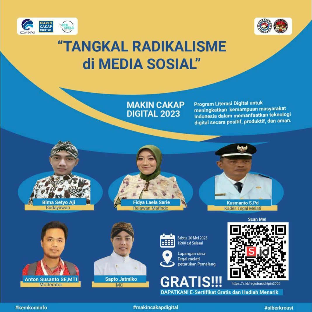 Gebyar Budaya Dan Sosialisasi Literasi Digital Mengangkat Tema Menangkal Radikalisme di Media Sosial