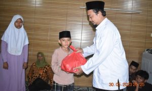 Peduli Anak Yatim, Ungkapan Syukur Pembubaran Panitia Rejasari Bersholawat Bersama JPZISNU Beres
