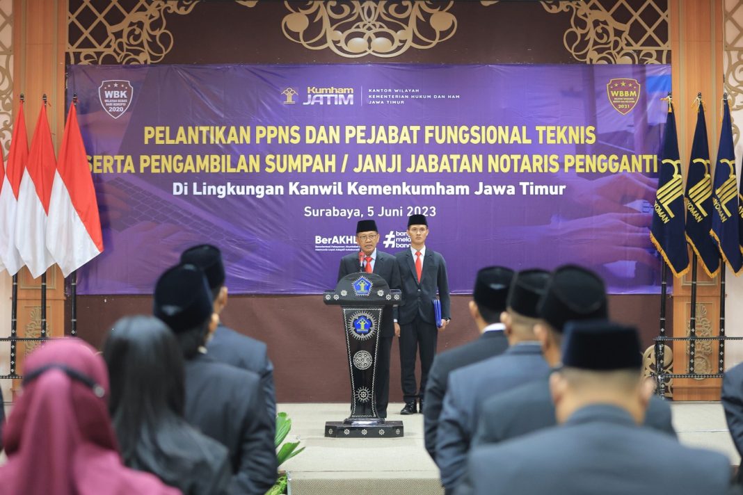 Minta PPNS, Notaris Pengganti dan Pejabat Fungsional Tertentu Untuk Kreatif dan Berinovasi Sesuai Dengan Tingkatan Jabatan