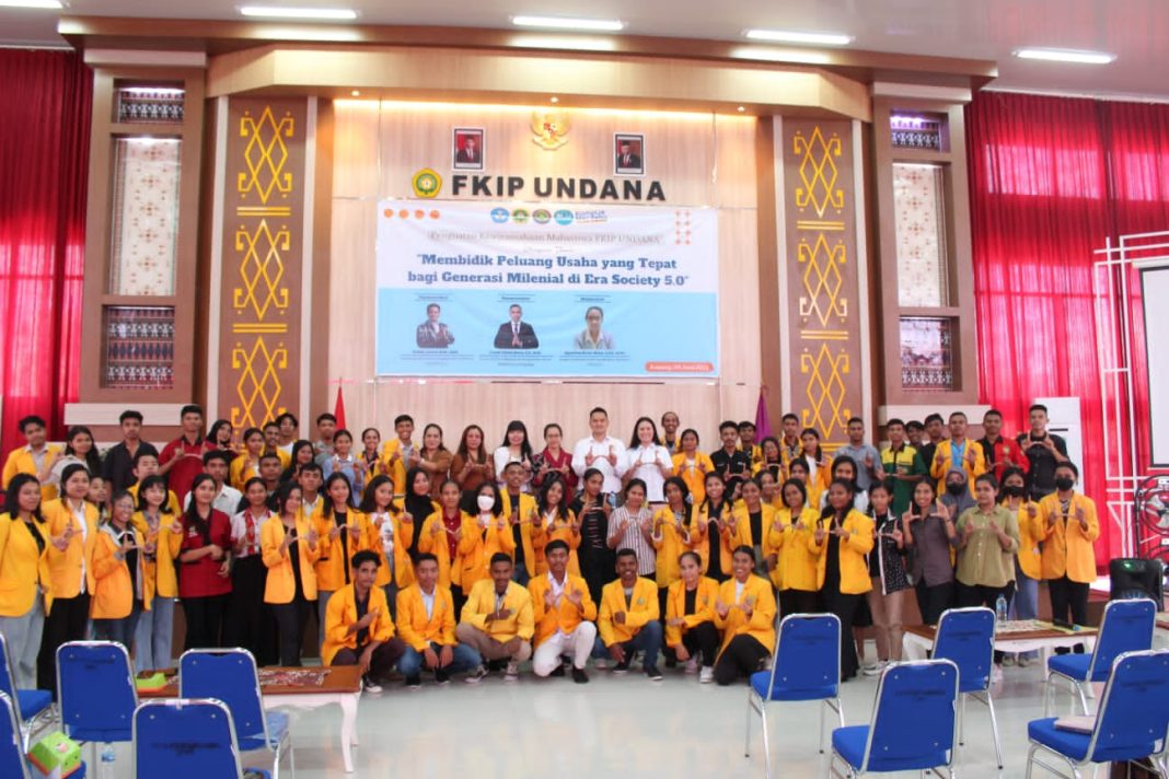Hadirkan Kadin NTT dan HIPMI, BEM FKIP Undana Menggelar Kegiatan Penguatan Kewirausahaan