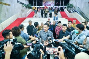 Ketua MPR RI Bamsoet Terima Lawatan Obor Paskah Nasional XIX dan Menghimbau Umat Kristiani Jaga Persatuan di Tahun Politik