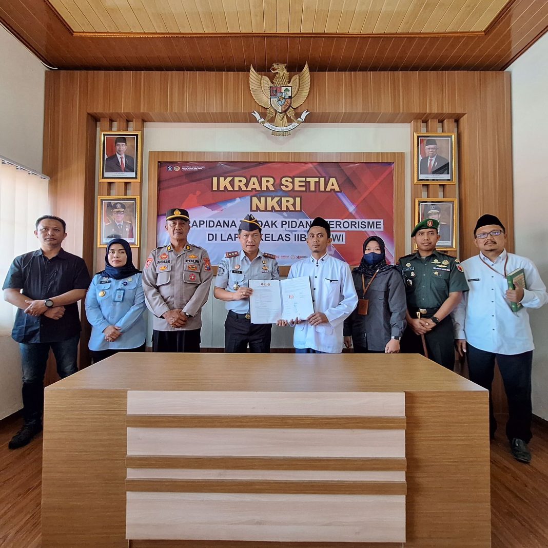 Satu Napi Teroris Lapas Ngawi Ikrar Setia Kepada NKRI