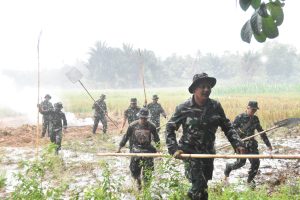 Hadapi Karhutla di Musim Kemarau, Kodim1003 Gelar Latihan Penanggulangan Karhutla
