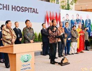 Resmikan RS Tzu Chi, Presiden Jokowi Imbau Masyarakat Berobat di Dalam Negeri
