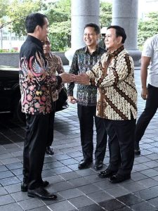 Menhan Prabowo Dampingi Presiden Jokowi Resmikan Tzu Chi Hospital