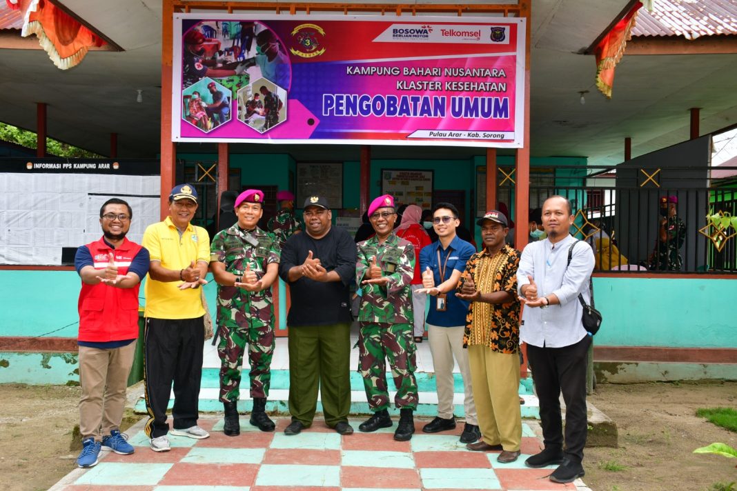 Kluster Kesehatan Program KBN Pasmar 3 Laksanakan Pelayanan Kesehatan Dan Pengobatan Gratis