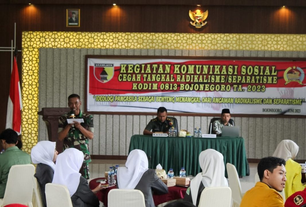 Kodim Bojonegoro Gelar Komsos Cegah Tangkal Radikalisme/Separatisme