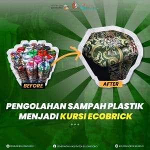 Inspiratif, Wahyuni Menabung Sampah Plastik untuk Dijadikan Kursi Ecobrick