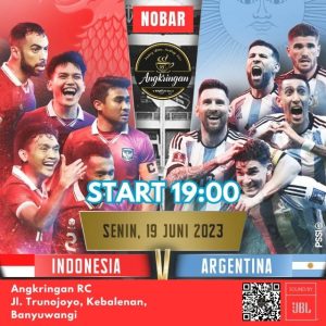 Cari Lokasi Nobar Indonesia vs Argentina di Banyuwangi? "Angkringan RC" Solusinya, Cek Alamat Lengkapnya di Sini
