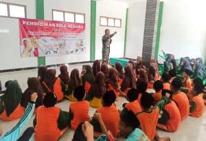 Serentak, TNI Kodim Bojonegoro gelar Penguatan Bela Negera di Tiga Lokasi