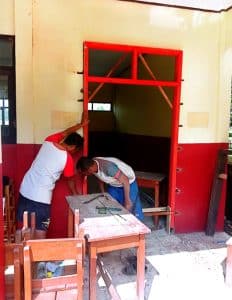 Perwakilan Orang Tua Siswa Kesal, Pekerjaan Rehab Sekolah SDN 3 Pamekarsari Oleh Pihak Ke 3 Diduga Asal Jadi,