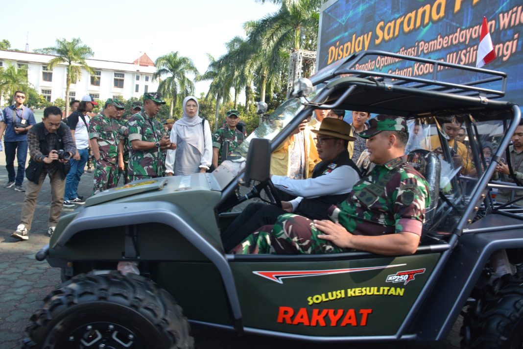 Optimalisasi Pemberdayaan Wilayah dan Kesiapan Satuan, Kodam III/Slw Gelar Display Sarana Prasarana