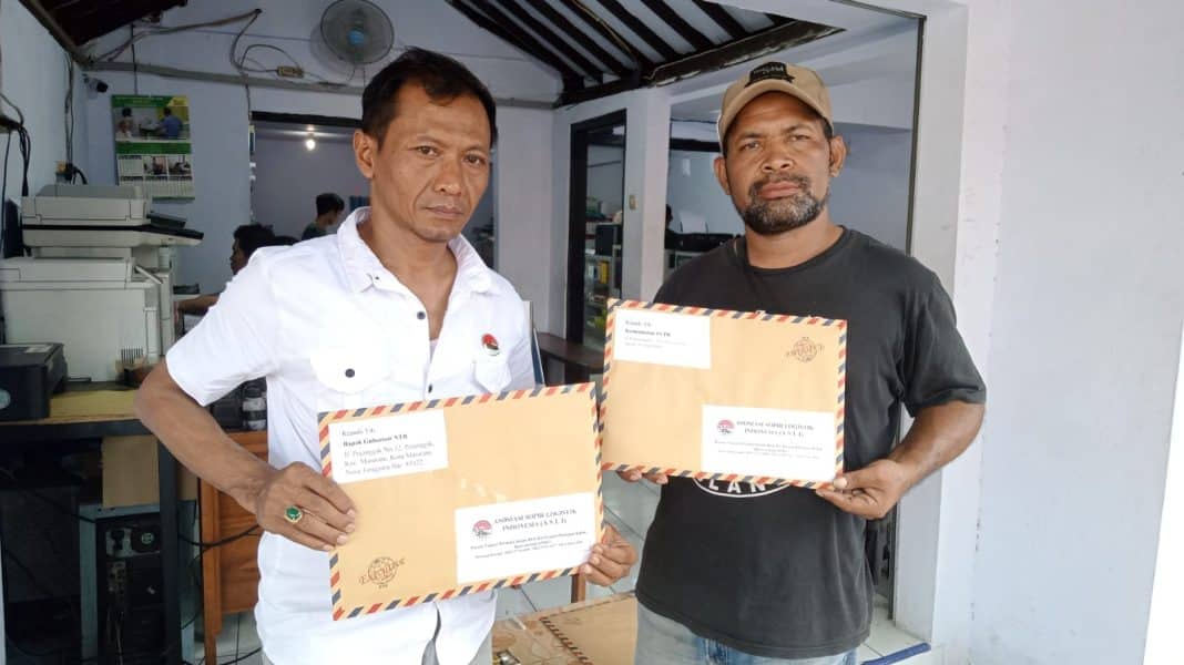 Gabungan Aliansi Sopir Mendesak Menteri PUPR dan Instansi Terkait, Agar Segera Dilakukan Perbaikan di Desa Labuhan Tereng