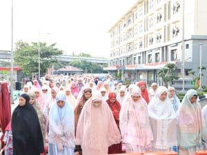 Polres Metro Jakarta Barat Melaksanakan Shalat Idul Adha