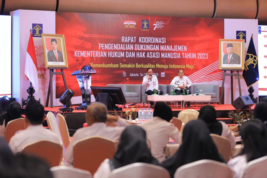 Kakanwil Kemenkumham Jatim Paparkan Rekomendasi Strategi Percepatan Pelaksanaan Program dan Target Kinerja Bidang SDM