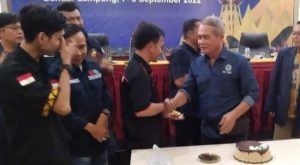 Terpilih Aklamasi Ketum PP IWO Ucapkan selamat Edi Arsadad sebagai ketua PW Lampung