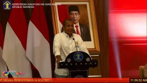 Seminar Nasional Dalam Rangka Hari Kemenkumham ke 78, Yasonna : KUHP Baru Patut Diapresiasi