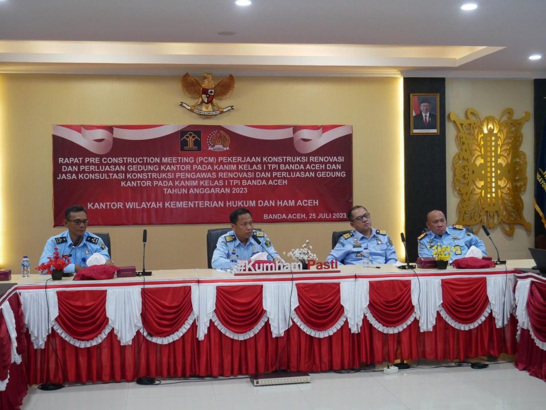 Secara Blak-blakan Kadiv Administrasi Minta Proses Renovasi Kantor Imigrasi Banda Aceh Harus Tepat Waktu dan Berkualitas