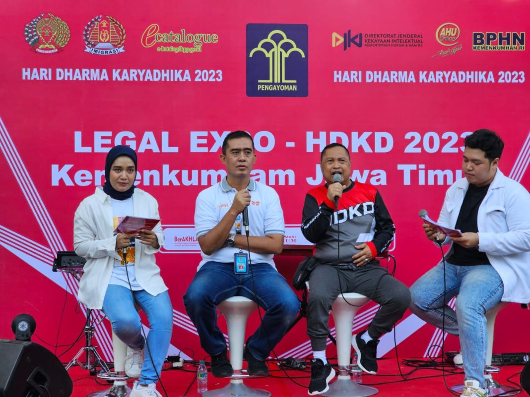 Sambil Olahraga & Rekreasi, Masyarakat Surabaya Manfaatkan Legal Expo Kemenkumham Jatim di CFD Darmo