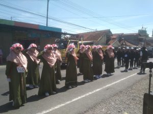 Gerak Jalan Menyambut HUT RI Yang Ke-78 Tahun, 17 Agustus 2023