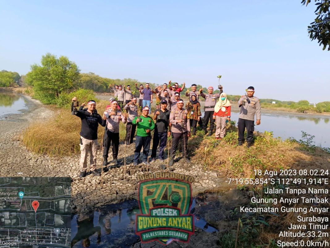 WhatsApp Image 2023-08-18 at 11.46.50 Polsek Gunung Anyar Melaksanakan Kegiatan Penanaman Pohon Serentak Seluruh Indonesia