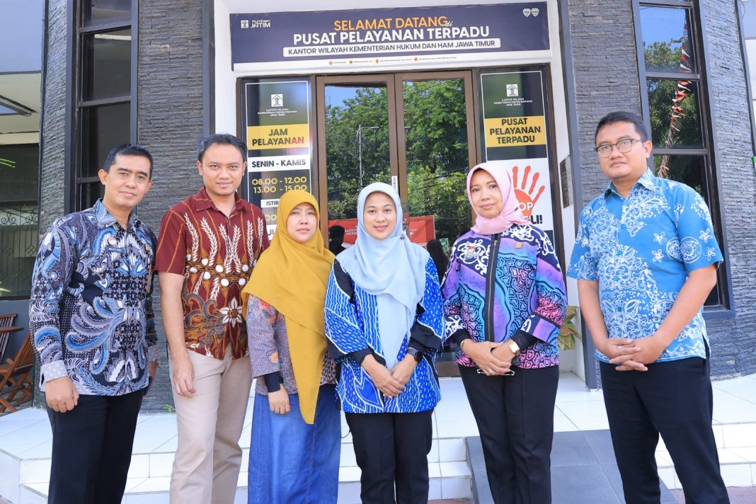 Kemenkumham Jatim Sampaikan Kiat-Kiat Meraih Predikat WBBM Kepada PPSDM KEBTKE Kementerian ESDM