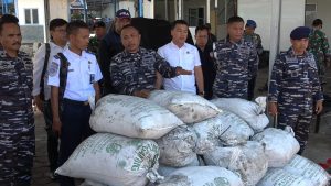 Lanal Cilacap Tangkap Pencuri 2 Ton Batubara di Kapal Tongkang