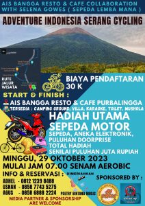 Adventure Indonesia Serang Cycling di Ais Bangga Resto & Cafe Purbalingga