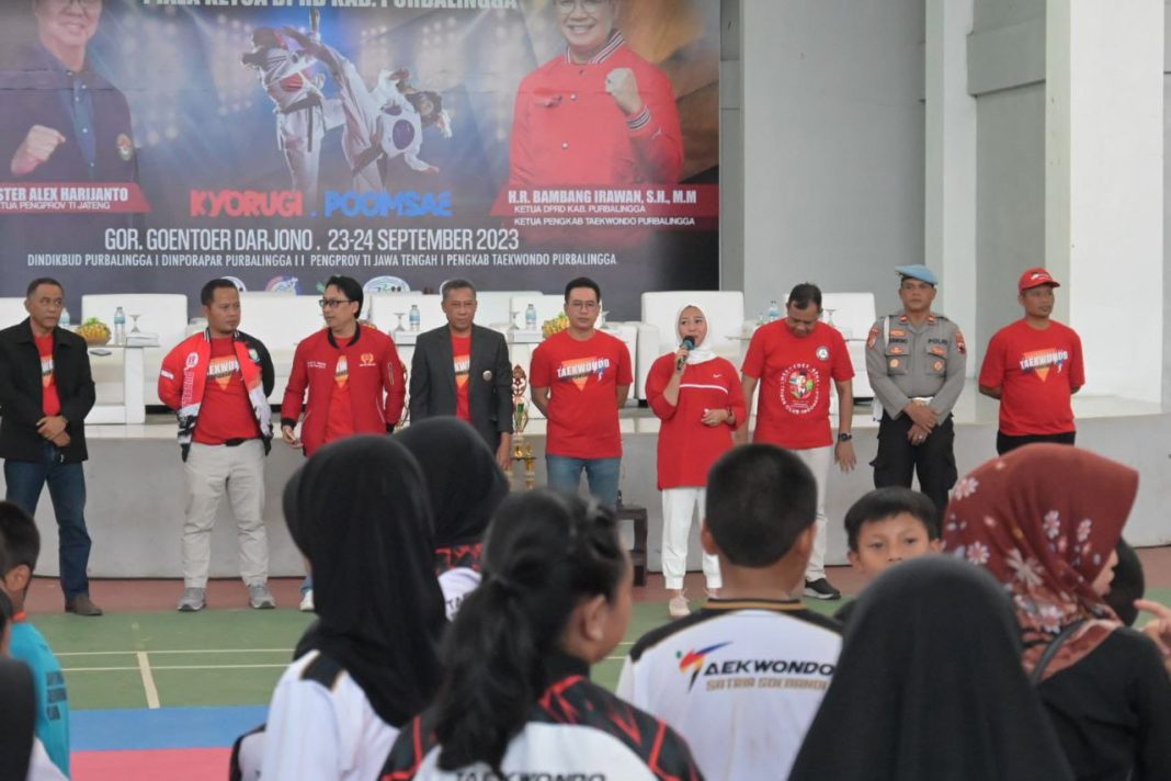 Purbalingga Open Taekwondo Championship Dibuka Bupati Tiwi, Diharapkan Lahir Bibit Unggul Wakili Jawa Tengah