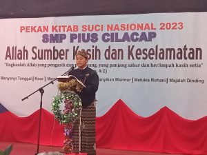 BKSN di SMP Pius, Siswa Kompak Kenakan Pakaian Adat Nusantara