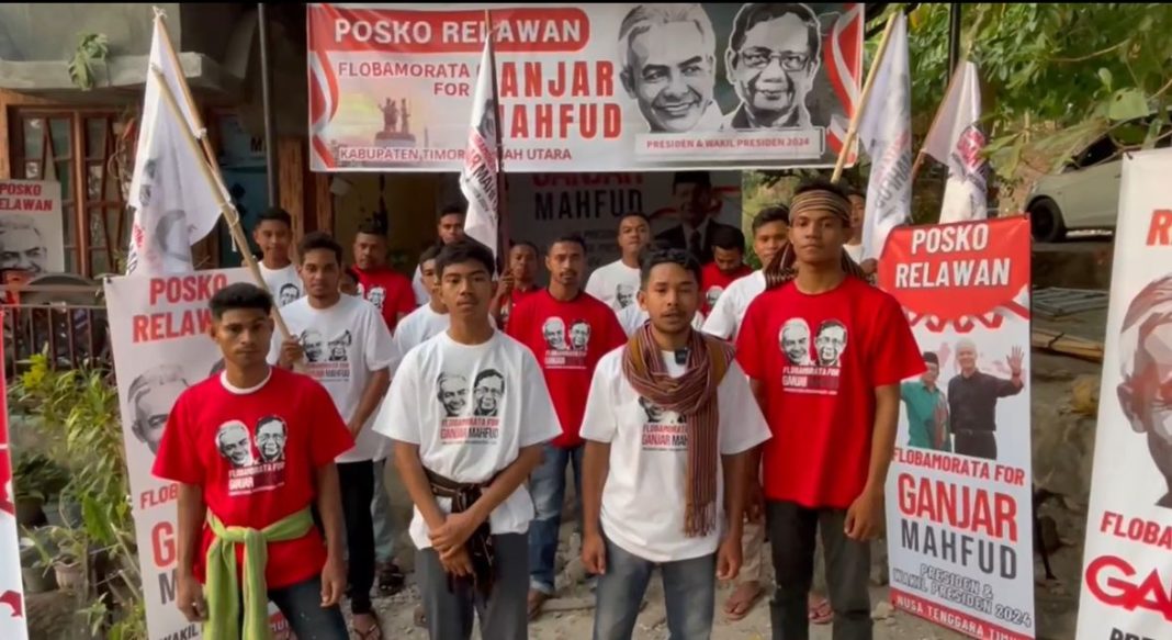 Relawan Flobamorata For Ganjar-Mahfud Luncurkan Posko Pemenangan di Kabupaten TTU