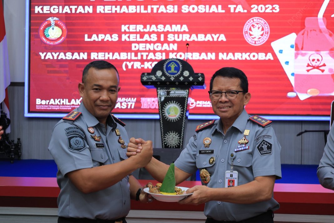 Tiga Tahun Buka Program Rehabilitasi Sosial, Lapas I Surabaya Tingkatkan Kualitas Hidup 620 Warga Binaan Pecandu Narkoba