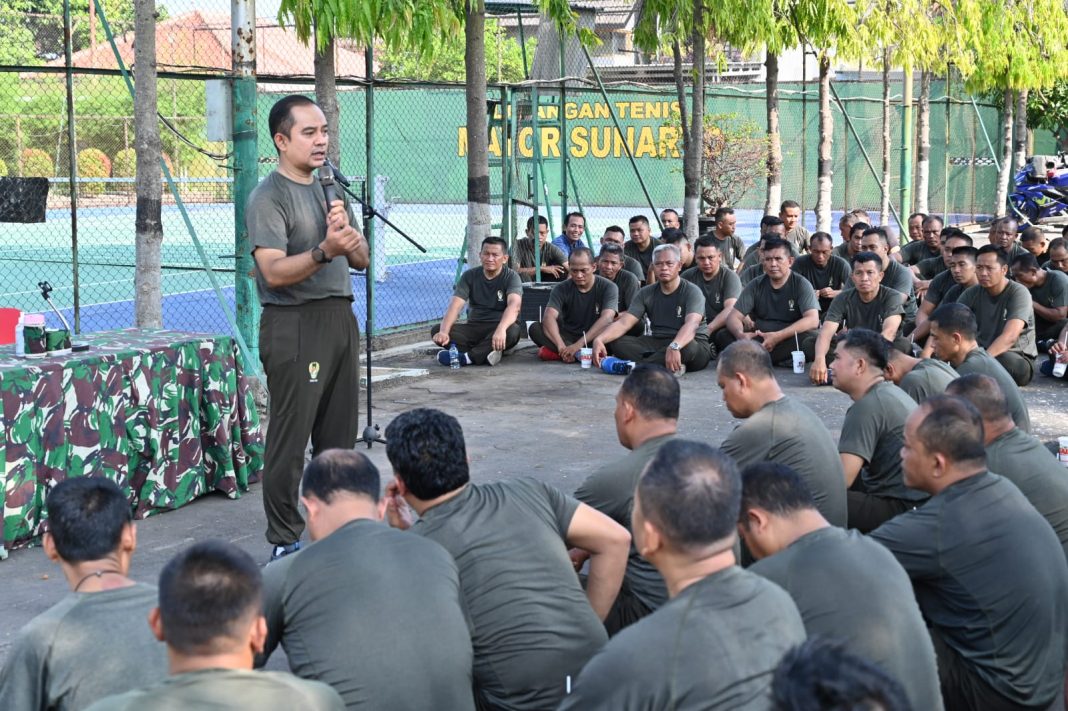 Olahraga Bersama dan Jam Komandan, Dandim 0726/Sukoharjo Himbau Anggota Jaga Kesehatan dan Netralitas TNI