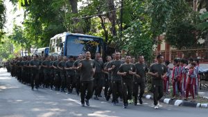 Olahraga Bersama dan Jam Komandan, Dandim 0726/Sukoharjo Himbau Anggota Jaga Kesehatan dan Netralitas TNI