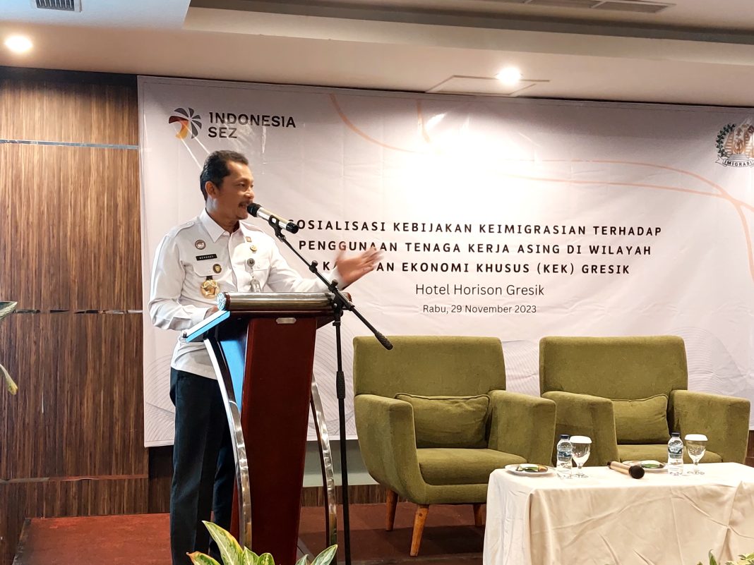 Imigrasi Siap Berikan Pelayanan Keimigrasian Terbaik Bagi Perusahaan di KEK Gresik