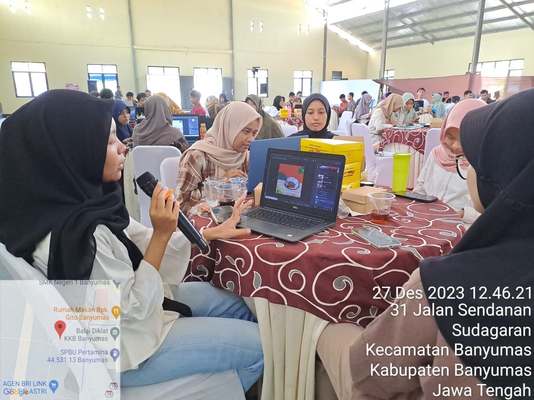 Hari Kedua Pelatihan Desain Grafis, Peserta Antusias Fokus pada Praktik Langsung Pembuatan Desain