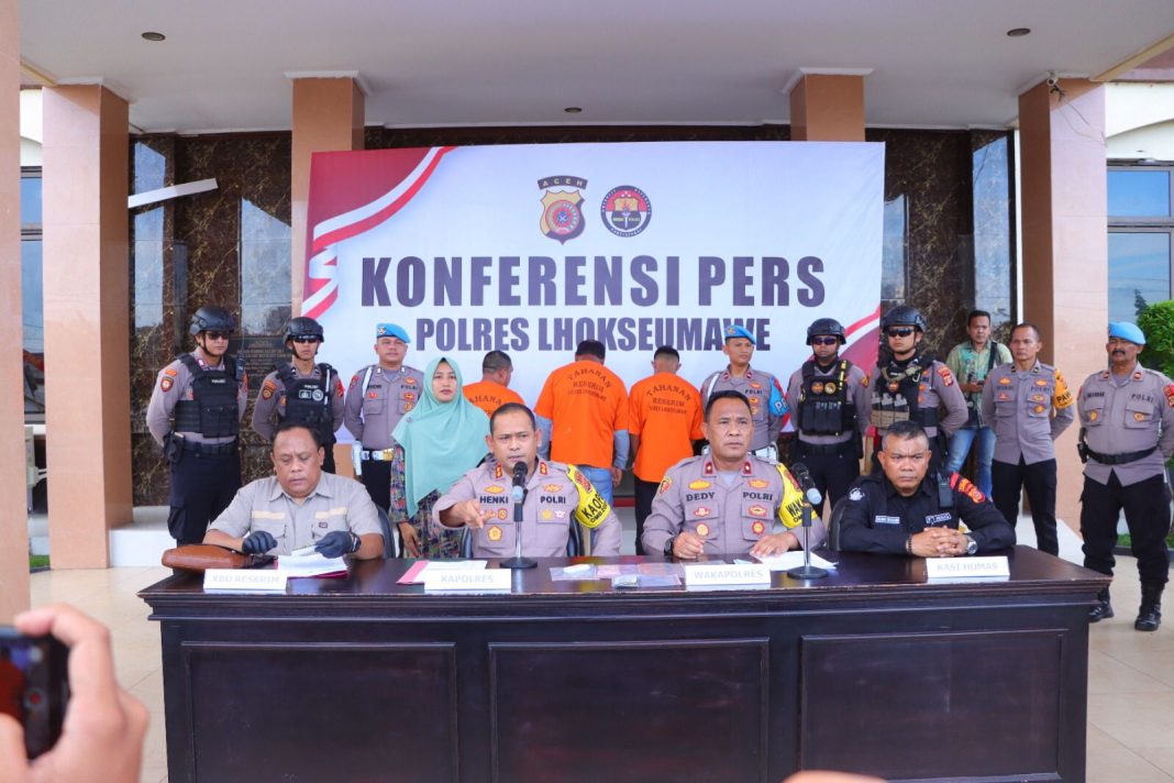 Polres Lhokseumawe Gagalkan Enam Rohingya Coba Melarikan Diri dari Kamp Penampungan