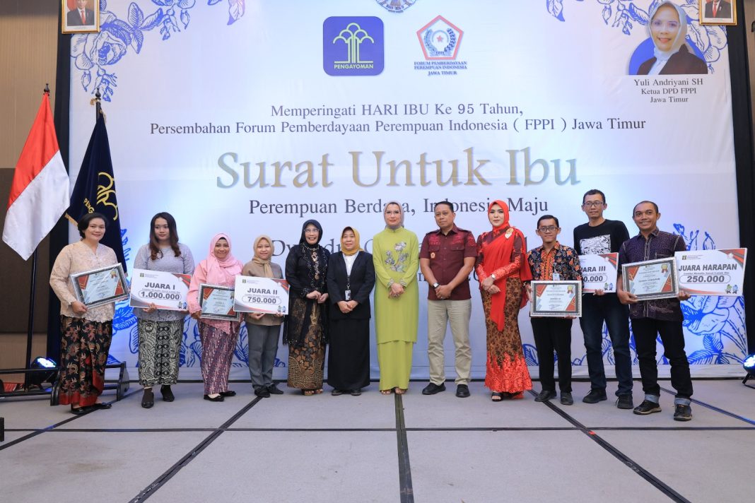 Peringati Hari Ibu, Bapas Surabaya Ajak Klien Pemasyarakatan Tulis Surat untuk Ibu