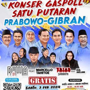 Bawaslu Hentikan Konser Gaspoll Satu Putaran, Pentolan Dewa 19 Digiring Keluar