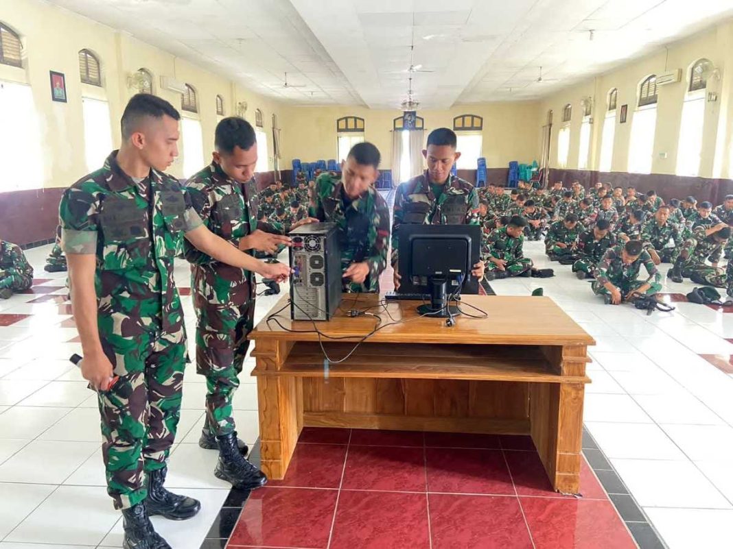 Hadapi Era Digital, Yonarmed 11/GG/2/2 Kostrad Gelar Pelatihan Komputer